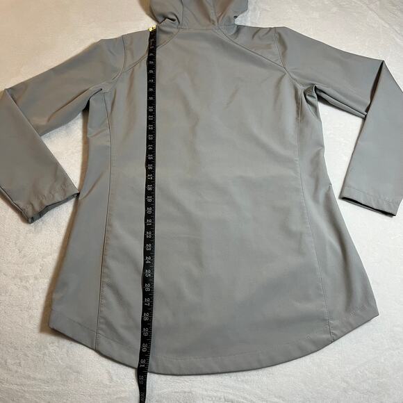 New Balance Women's Soft Shell Zip Up Jacket with Hood Size Large **FLAWED** - Picture 10 of 13